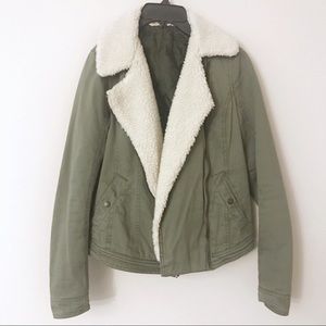 Shearling Collar Coat